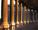 Coucher de soleil sur le palais Longchamp