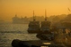 Petit matin dans le port d'Istanbul