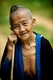 Vieille dame Hmong avec bton