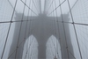  Brooklyn bridge bridge in fog