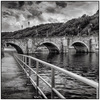 Namur, le pont de Jambes, rive droite