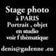 Stage studio  Paris